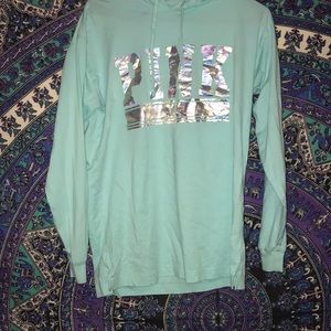 Brand pink light-weight sweat shirt